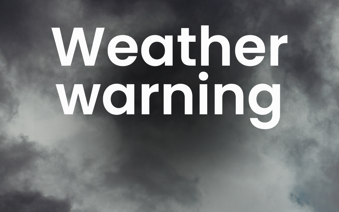 Weather warning: Sunday 12 April